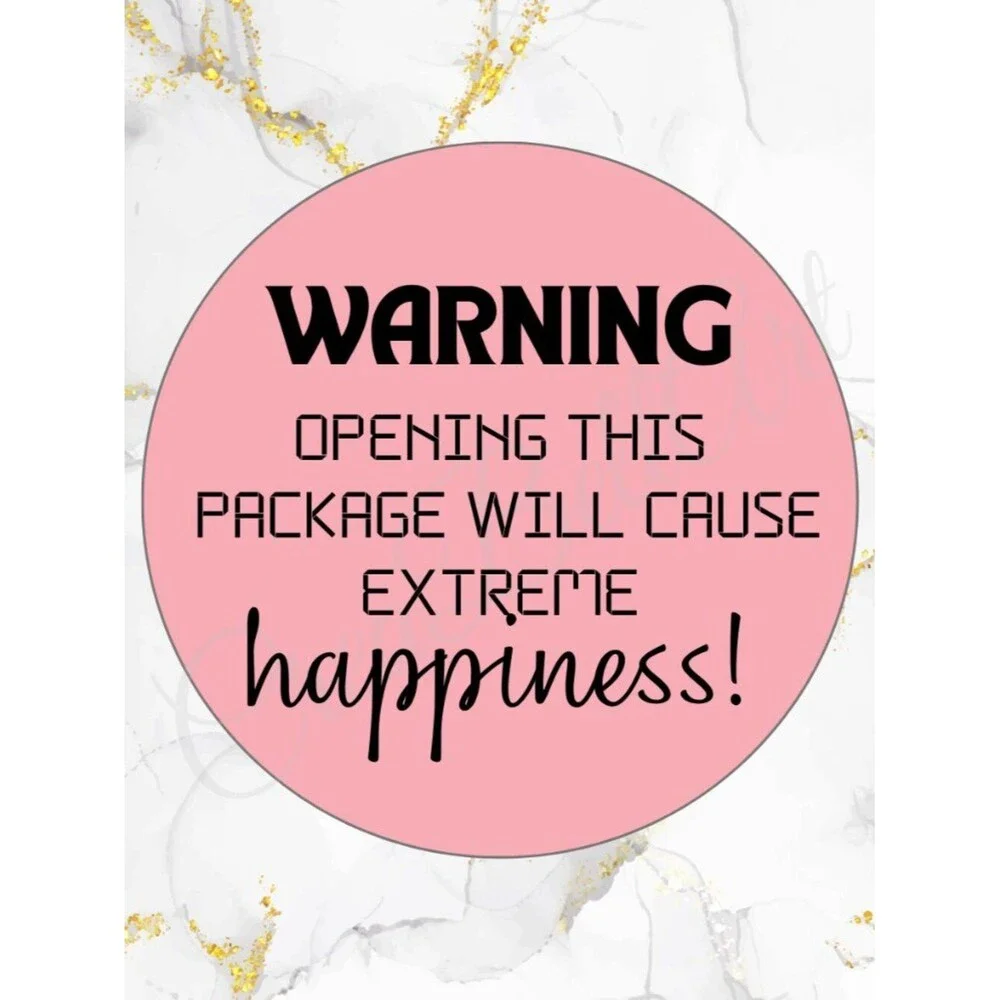 100 Thank you Stickers | Warning Stickers